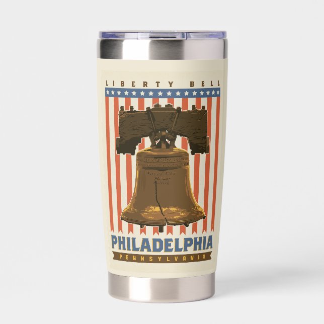 Philadelphia | Liberty Bell Insulated Tumbler (Front)