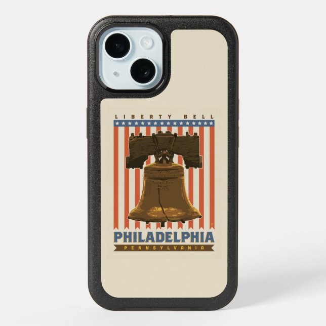 Philadelphia | Liberty Bell iPhone 15 Case (Back)