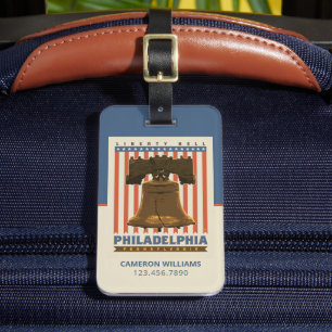 Philadelphia Liberty Bell Luggage Tag