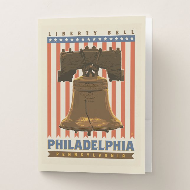 Philadelphia | Liberty Bell Pocket Folder (Front)