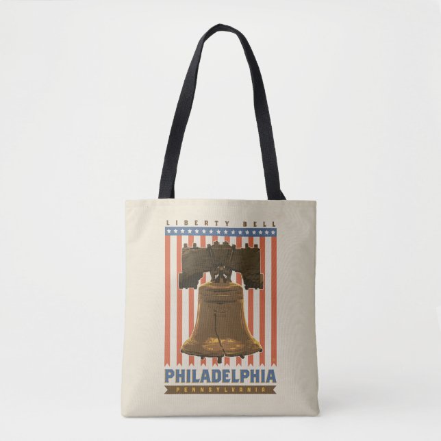 Philadelphia | Liberty Bell Tote Bag (Front)