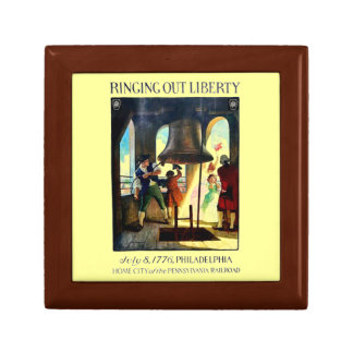 Philadelphia Liberty on The Pennsylvania Railroad Keepsake Box