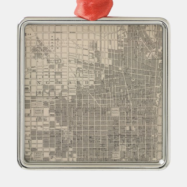 Philadelphia Metal Ornament (Front)