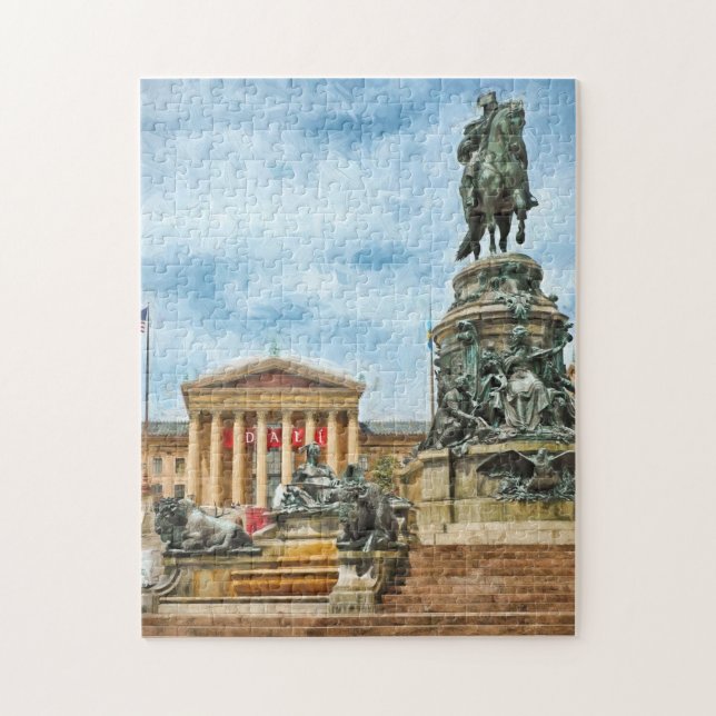 Philadelphia Museum Of Art Photo Puzzle (Vertical)