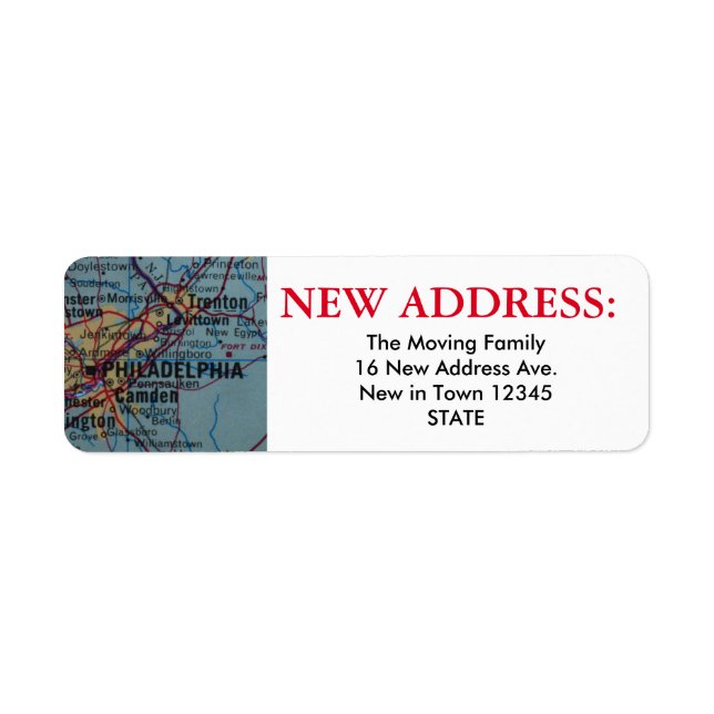 Philadelphia New Address Label (Front)