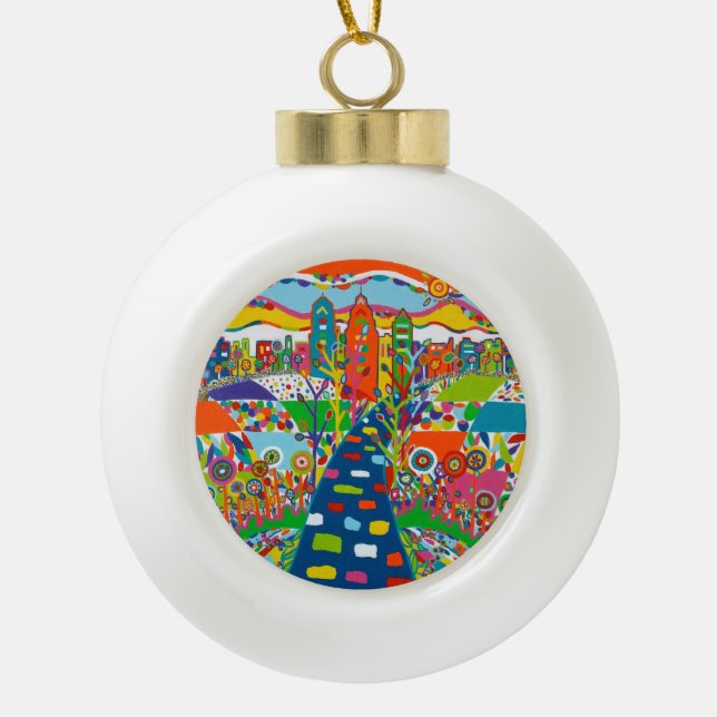 Philadelphia, PA Christmas Ornament (Front)