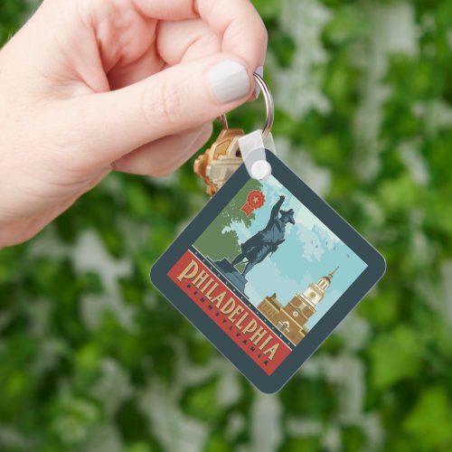 Philadelphia PA  Independence Hall Keychain