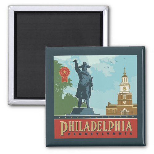 Philadelphia PA  Independence Hall Magnet