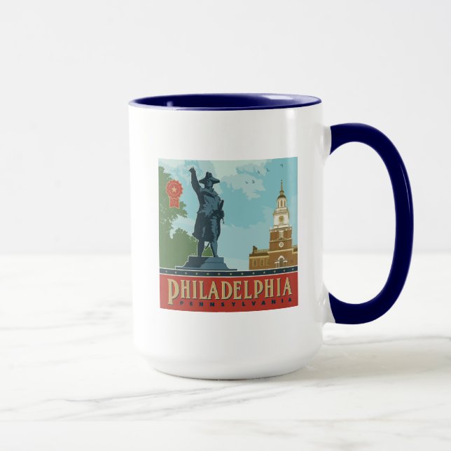 Philadelphia, PA | Independence Hall Mug (Right)