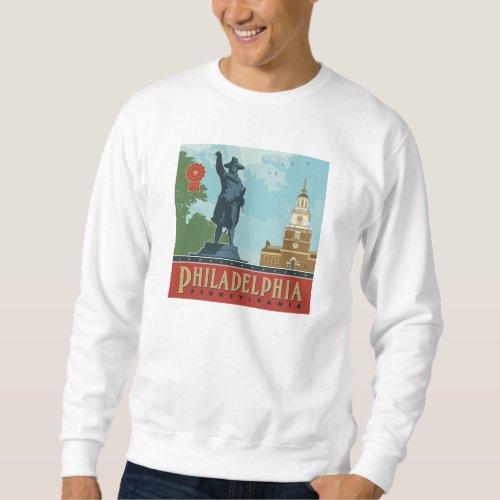 Philadelphia PA  Independence Hall Sweatshirt