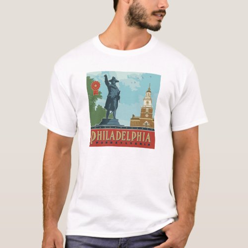 Philadelphia PA  Independence Hall T_Shirt