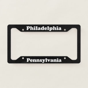 Philadelphia PA License Plate Frame