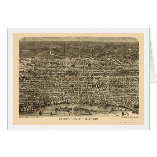 Philadelphia PA Panoramic Map _ 1872