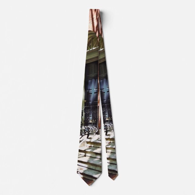 Philadelphia PA - Street in Society Hill Neck Tie (Front)
