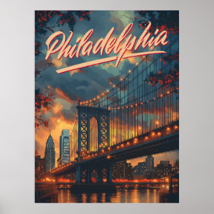 Philadelphia, Pennsylvania: A Vintage Poster