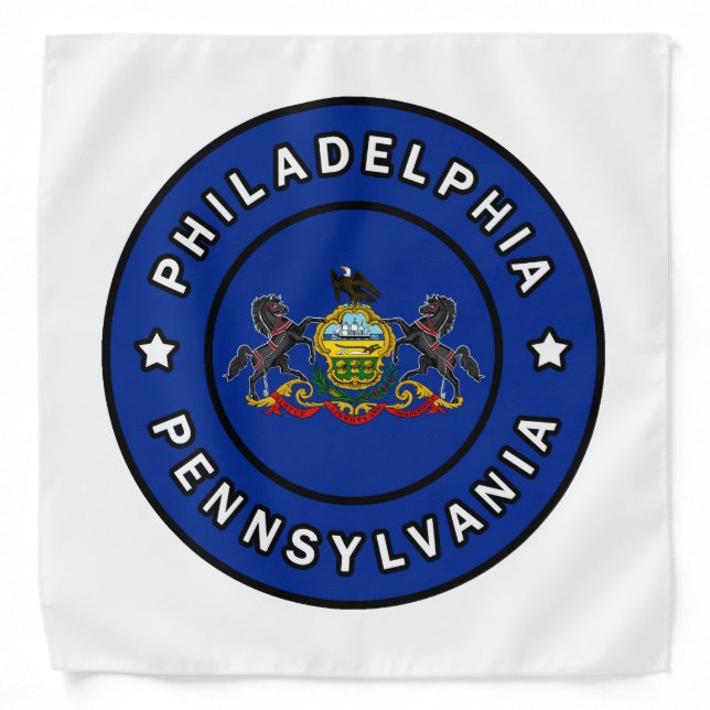 Philadelphia Pennsylvania Bandana (Front)