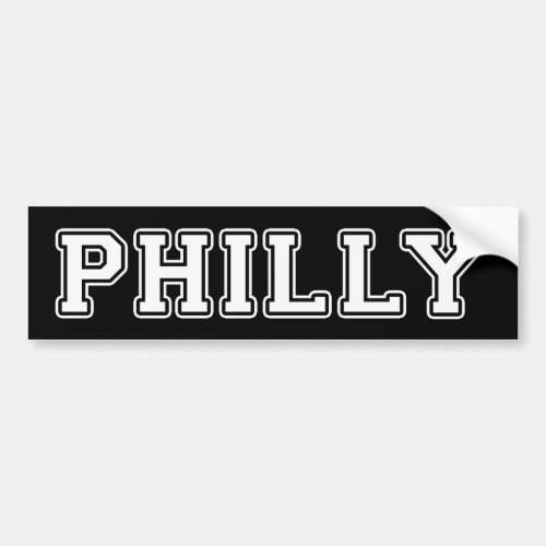 Philadelphia Pennsylvania Bumper Sticker