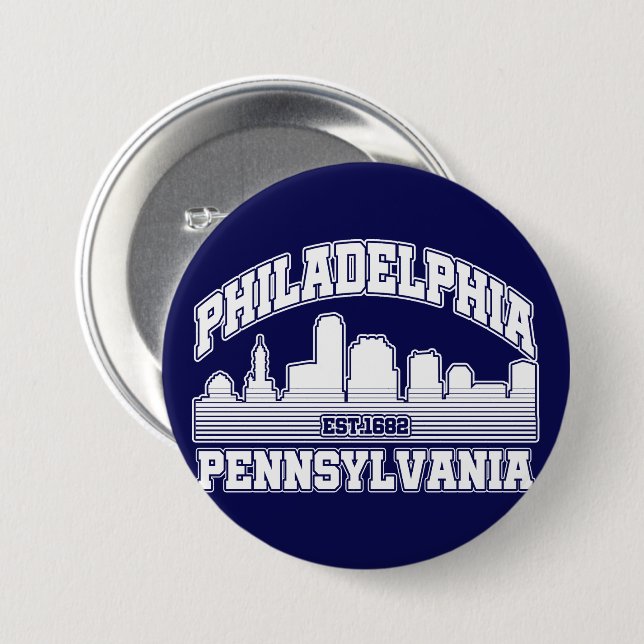 Philadelphia,Pennsylvania Button (Front & Back)