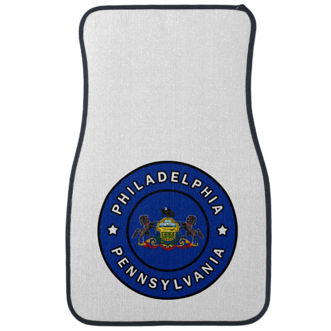 Philadelphia Pennsylvania Car Floor Mat (Front)