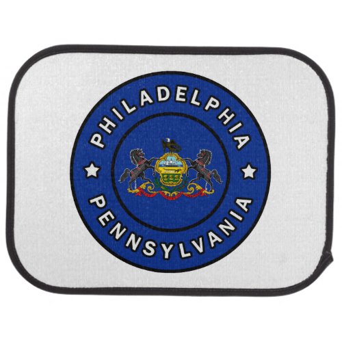 Philadelphia Pennsylvania Car Mat