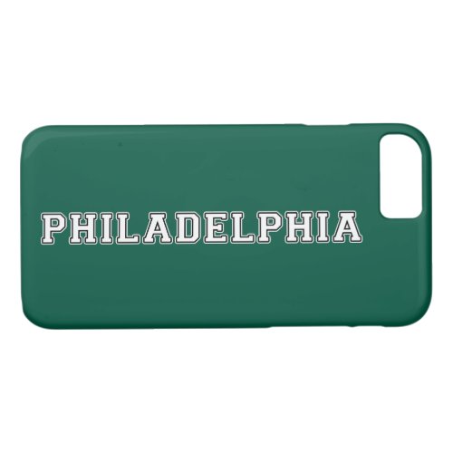 Philadelphia Pennsylvania iPhone 87 Case