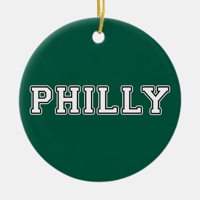 Philadelphia Pennsylvania Ceramic Ornament (Front)