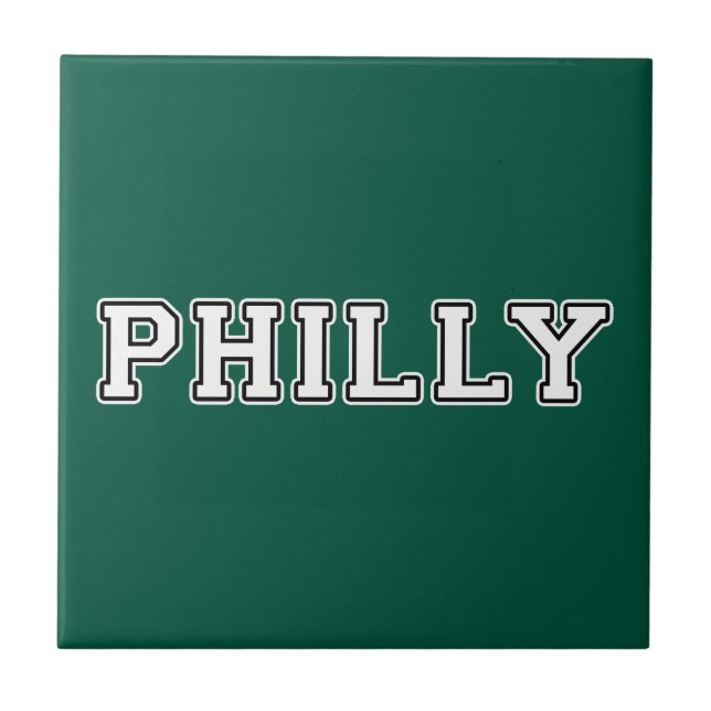 Philadelphia Pennsylvania Ceramic Tile (Front)