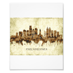 Philadelphia Pennsylvania Cityscape Photo Print