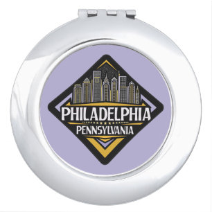 Philadelphia Pennsylvania Compact Mirror