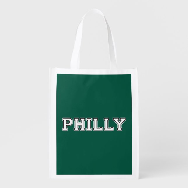 Philadelphia Pennsylvania Grocery Bag (Front)