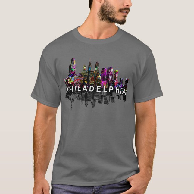 Philadelphia, Pennsylvania in graffiti T-Shirt (Front)