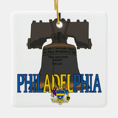 Philadelphia Pennsylvania Liberty Bell Ornament