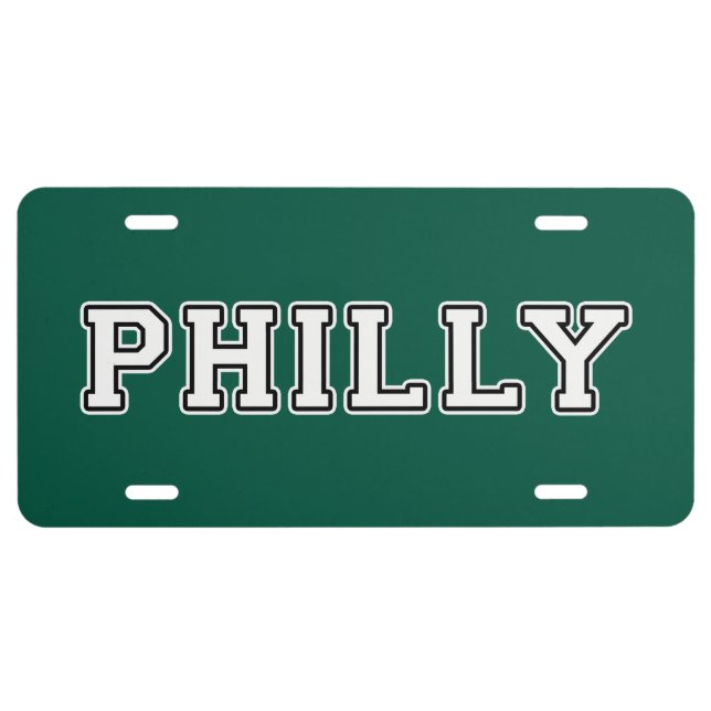 Philadelphia Pennsylvania License Plate (Front)