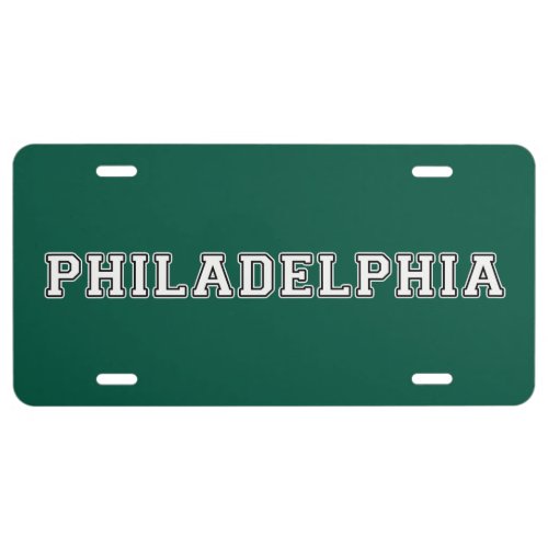 Philadelphia Pennsylvania License Plate