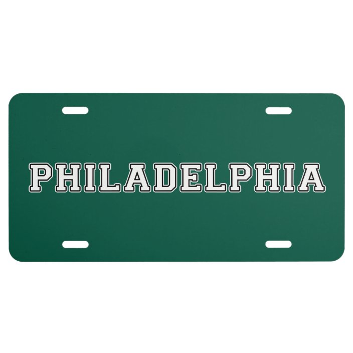 Philadelphia Pennsylvania License Plate