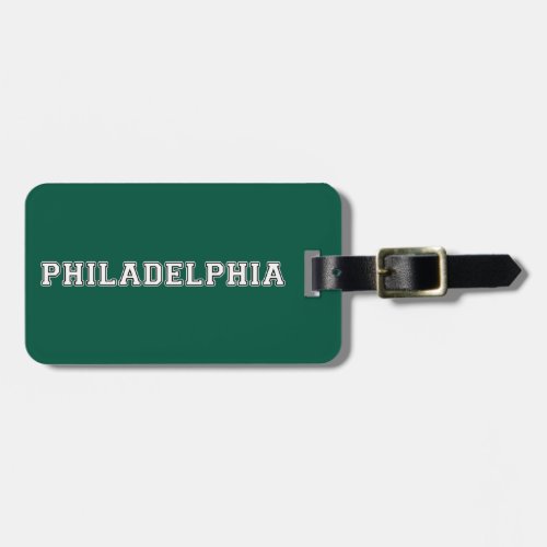 Philadelphia Pennsylvania Luggage Tag