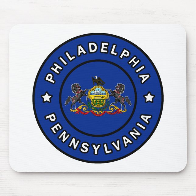 Philadelphia Pennsylvania Mouse Pad (Front)