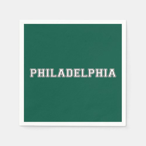 Philadelphia Pennsylvania Napkins