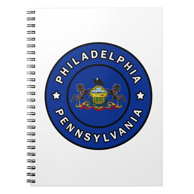 Philadelphia Pennsylvania Notebook (Front)