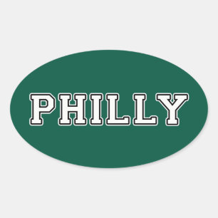 Philadelphia Pennsylvania Oval Sticker