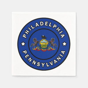 Philadelphia Pennsylvania Paper Napkins