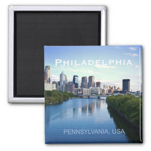 Philadelphia Pennsylvania Photo Souvenir Magnet