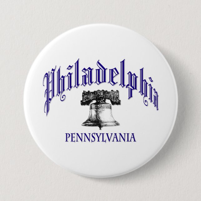 Philadelphia Pennsylvania Pinback Button (Front)