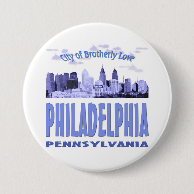 Philadelphia Pennsylvania Pinback Button (Front)