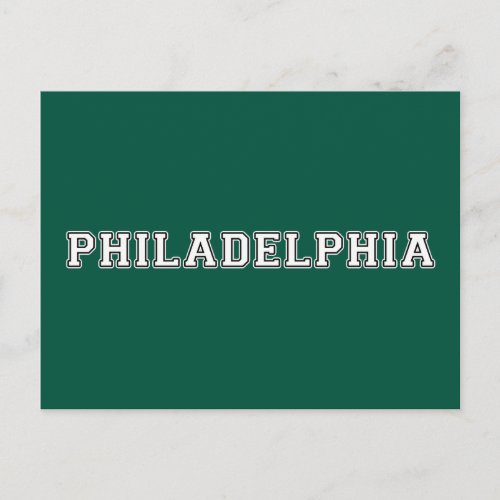 Philadelphia Pennsylvania Postcard