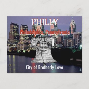 Philadelphia Pennsylvania Postcard by samappleby at Zazzle