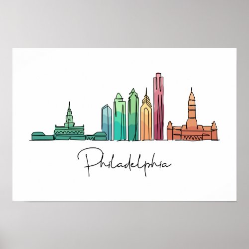 Philadelphia PENNSYLVANIA Poster