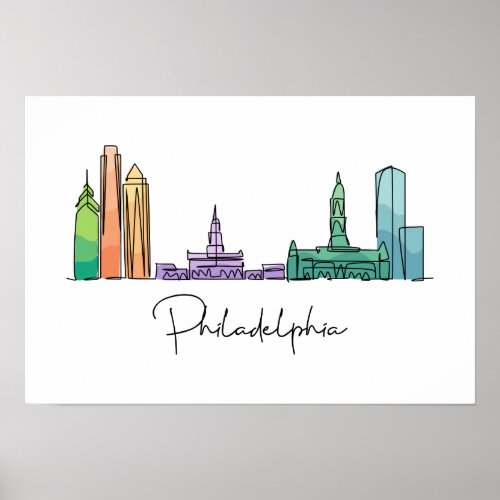 Philadelphia PENNSYLVANIA Poster