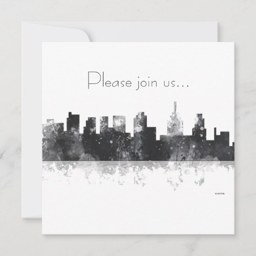 PHILADELPHIA PENNSYLVANIA SKYLINE _ Invitation