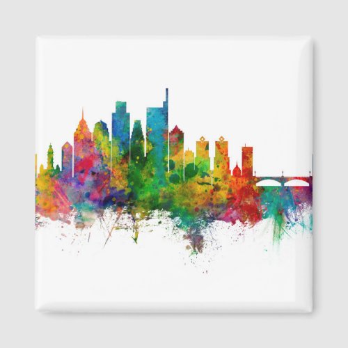 Philadelphia Pennsylvania Skyline Magnet